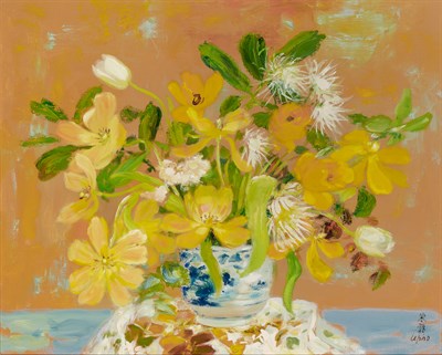 Lot 59 - Le Pho French/Vietnamese, 1907-2001 Le Vase...
