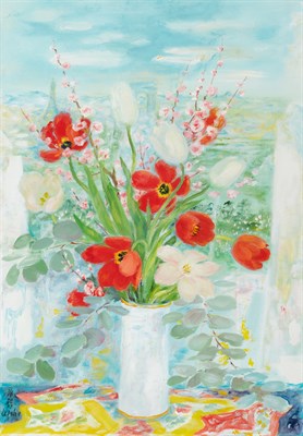 Lot 52 - Le Pho Vietnamese/French, 1907-2001 Fleurs...