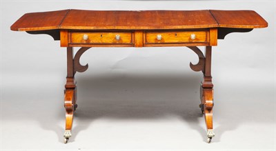 Lot 127 - Regency Rosewood Sofa Table