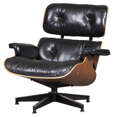 Lot 287 - Charles and Ray Eames Leather Upholstered...