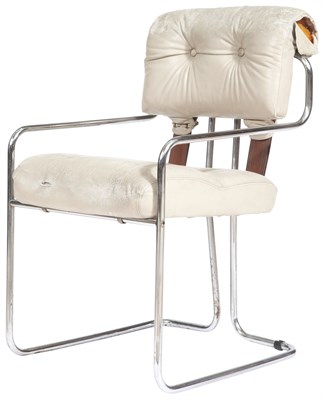 Lot 349 - Guido Faleschini Tucroma Leather Upholstered...