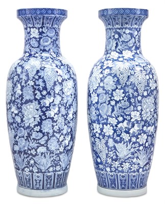 Lot 152 - Two Chinese Blue and White Porcelain Floor...
