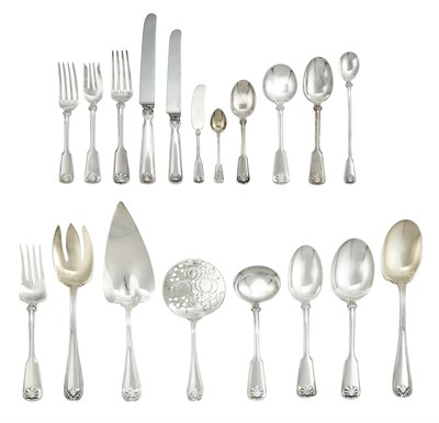 Lot 147 - Tiffany & Co. Sterling Silver Shell & Thread...