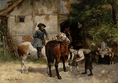 Lot 23 - European School 19th Century Cavalry and...