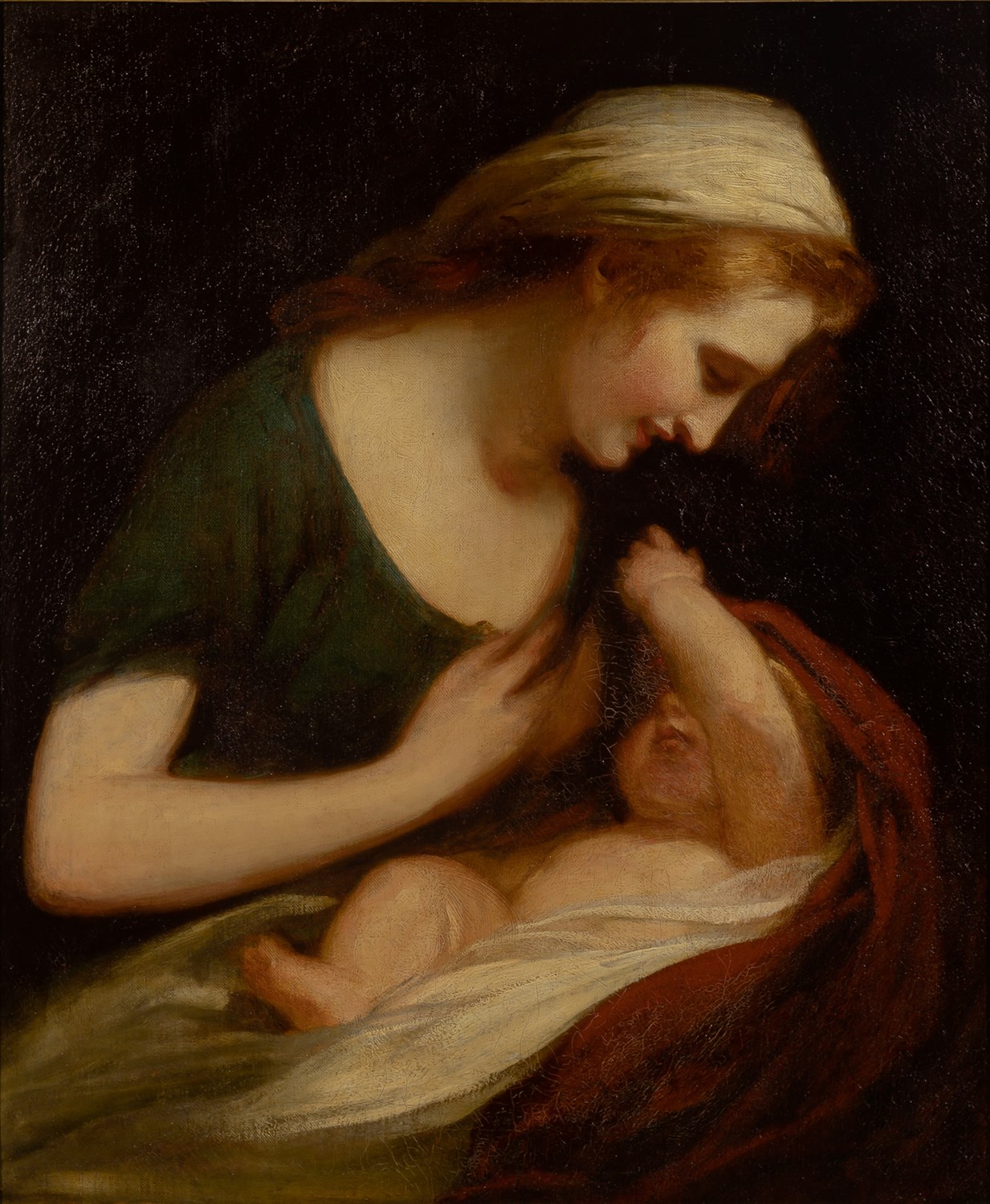 Lot 56 - George Romney British, 1734-1802 Portrait of a...