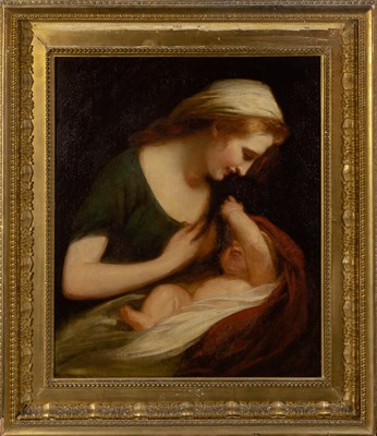 Lot 56 - George Romney British, 1734-1802 Portrait of a...