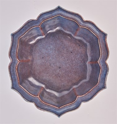 Lot 163 - A Chinese Jun-Type Porcelain Narcissus Bowl...