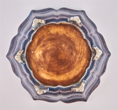 Lot 163 - A Chinese Jun-Type Porcelain Narcissus Bowl...