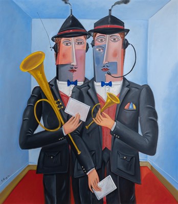 Lot 64 - Benjamin Levy Israeli/American, b. 1940 Two...