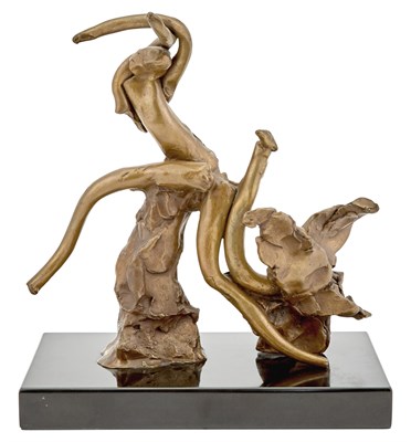 Lot 76 - Reuben Nakian American, 1897-1986 Leda and the...