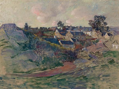 Lot 6 - Late 19th Century School Vue de Pont Manech,...