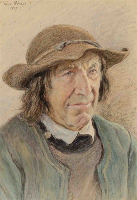 Lot 1 - Paul Abram French, 1854-1925 Portrait of a Man...