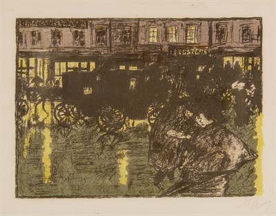 Lot 22 - Pierre Bonnard (1867-1947) RUE, LE SOIR, SOUS...
