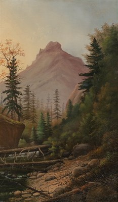 Lot 1034 - 19th Century School Mountainous Landscape...