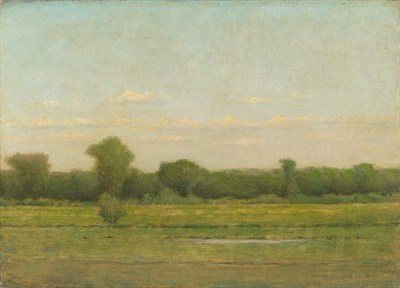 Lot 86 - William Sartain American, 1843-1924 An August...
