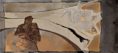 Lot 12 - Lee Gatch American, 1902-1968 Self Portrait,...