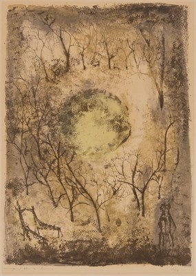 Lot 219 - Zao Wou-Ki (1920-2013) LE SOLEIL ROUGE (AGERUP...