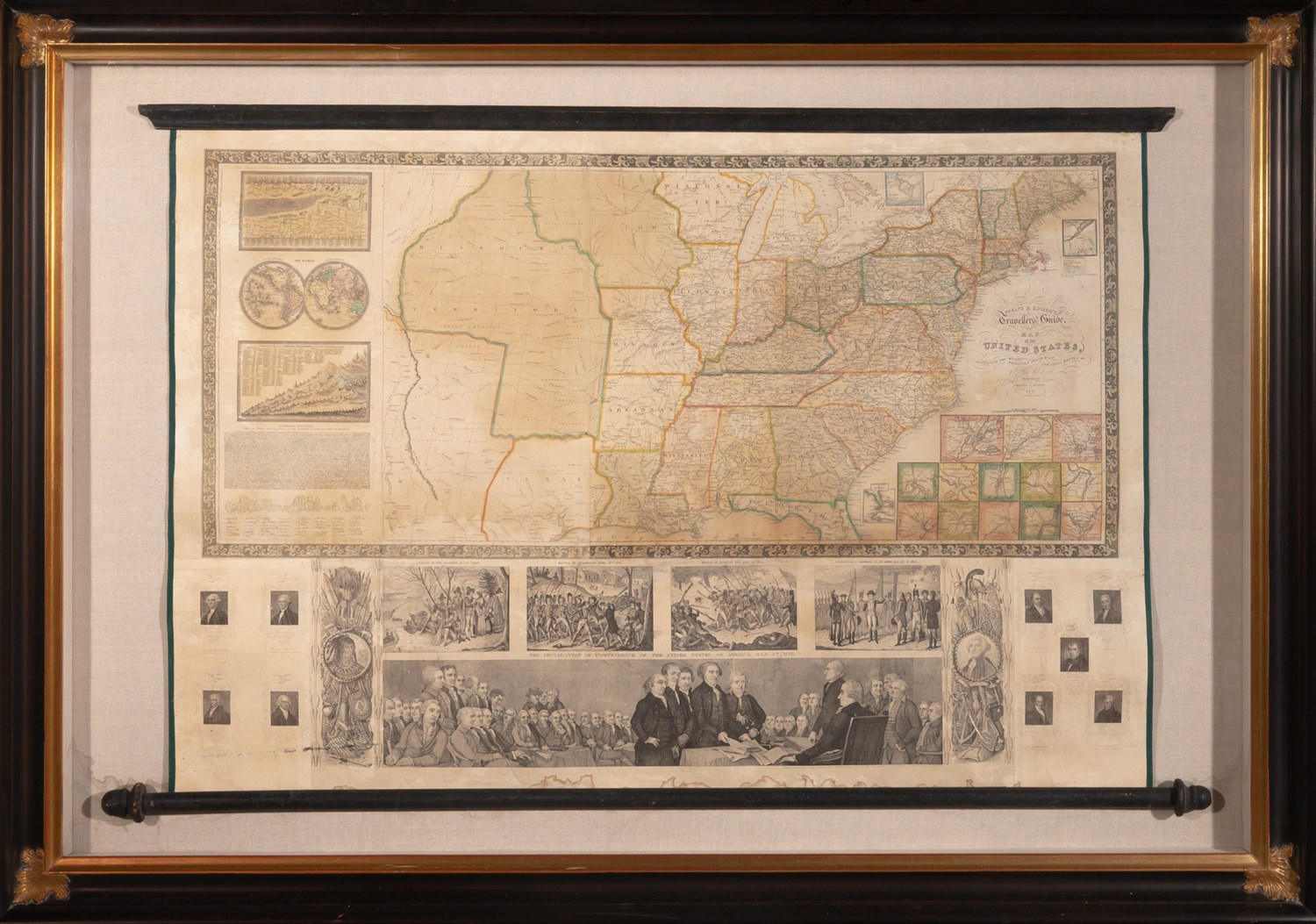Lot 62 - [MAP--UNITED STATES] Phelps and Ensign's New...