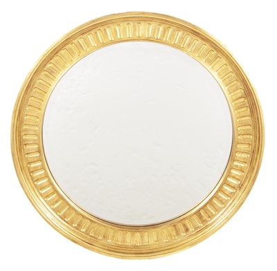 Lot 152 - Giltwood Circular Mirror Diameter 42 inches,...