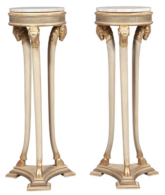 Lot 141 - Pair of Restauration Style Painted and...