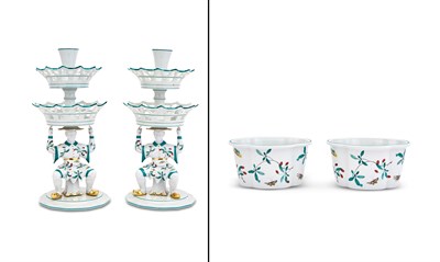 Lot 149 - Pair of Mottahedeh Porcelain Famille Verte...