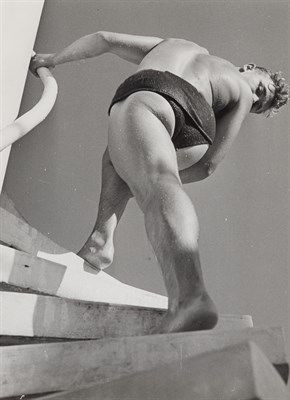 Lot 122 - STEINER, ANDRE (1901-1978) [Man on Steps],...