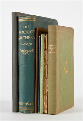 Lot 298 - [ARCHERY] A collection of seven books....