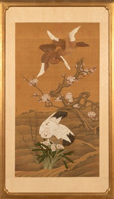 Lot 333 - A Chinese School Painting After Xu Ji Late...