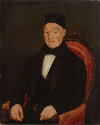 Lot 83 - Continental School 19th Century Portrait of a...
