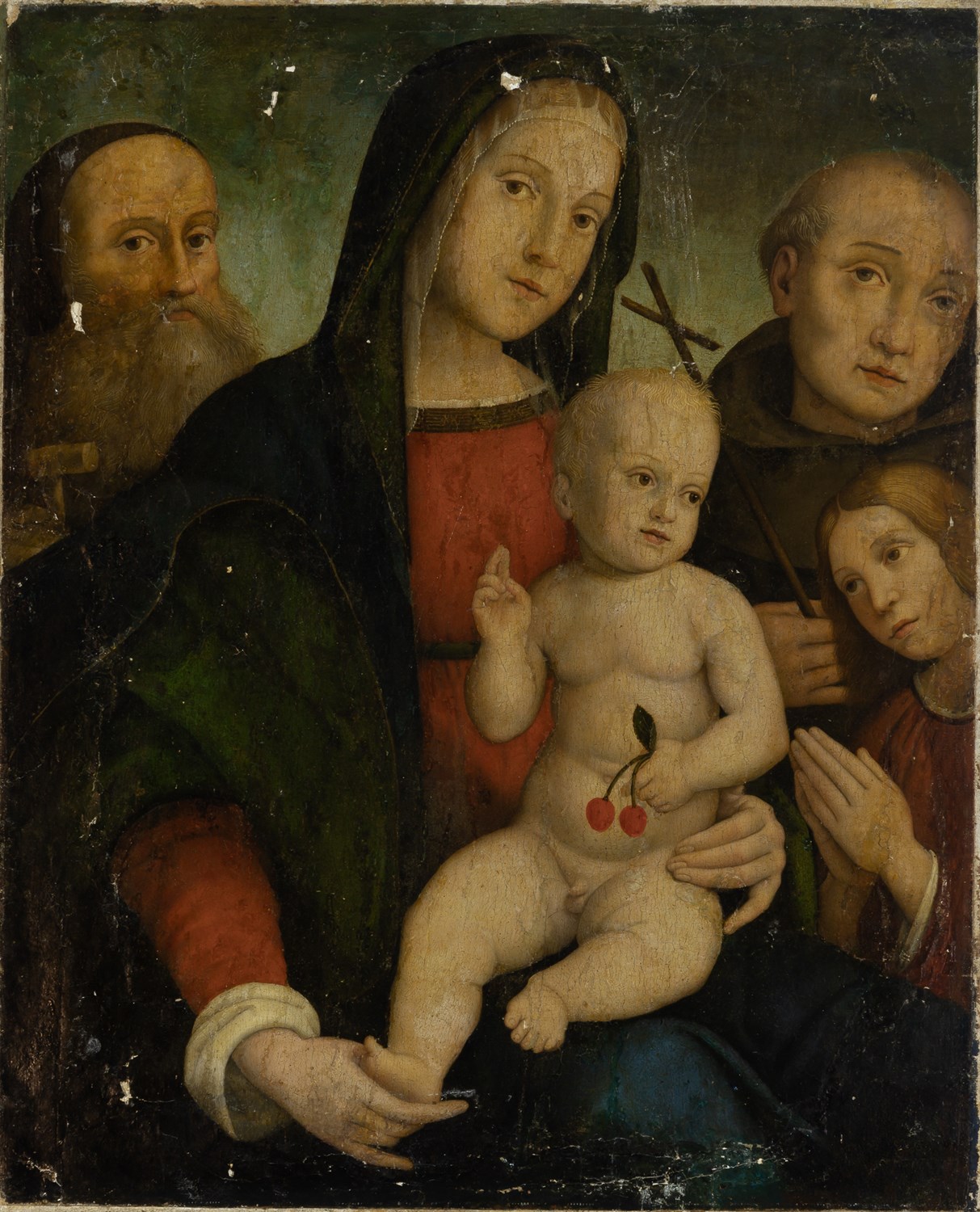 Lot 2 - Circle of Francesco Francia Madonna and Child...