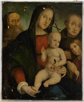 Lot 2 - Circle of Francesco Francia Madonna and Child...