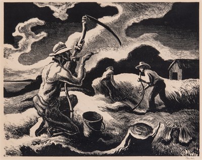 Lot 19 - Thomas Hart Benton (1889-1975) ISLAND HAY...