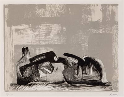 Lot 134 - Henry Moore (1898-1986) RECLINING FIGURE:...