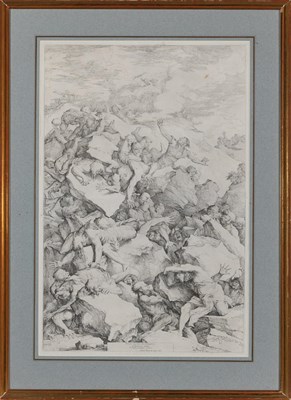 Lot 1096 - Salvator Rosa (1615-1673) THE FALL OF THE...