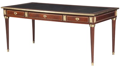 Lot 226 - Louis XVI Style Gilt-Bronze Mounted Mahogany...