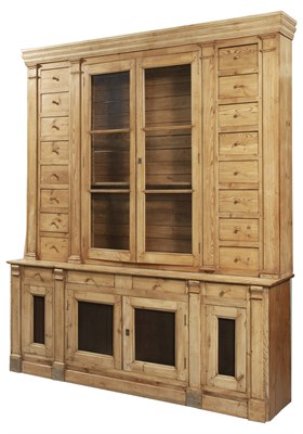 Lot 236 - Large Pine Hutch Height 8 feet 10 1/2 inches,...