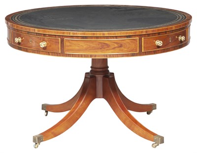 Lot 246 - George III Style Mahogany Drum Table Height 29...