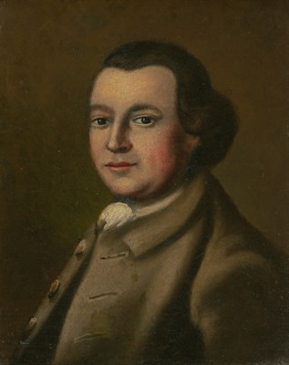 Lot 1129 - American School 18th century Portrait of...