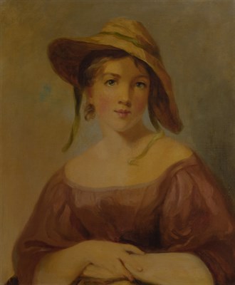 Lot 1134 - Thomas Sully American, 1783-1872 Portrait of a...