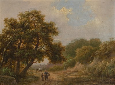Lot 1184 - Dutch School 19th century A Landscape with...