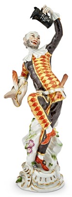 Lot 143 - Meissen Porcelain Figure of a Dancing...