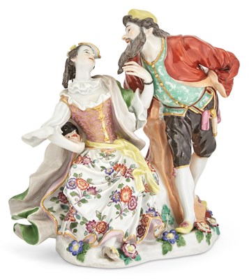 Lot 235 - Meissen Jubilee Porcelain Group of Pantalone...