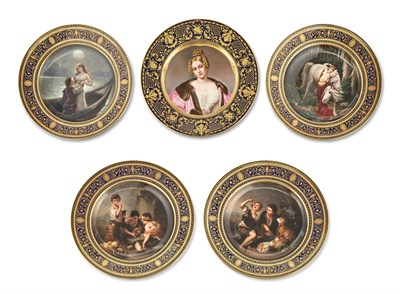 Lot 114 - Set of Four Vienna Style Gilt and...