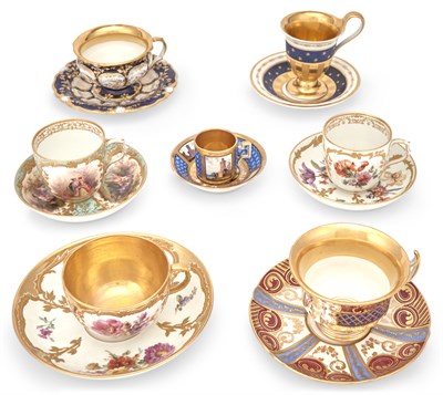 Lot 183 - Group of Continental Gilt and Polychrome...
