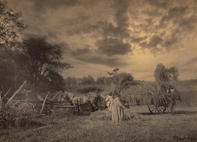 Lot 124 - STEPHANY, LOUIS F. The Last Load, 1900....