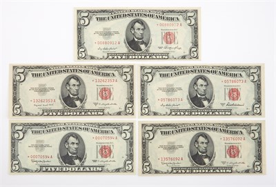 Lot 3074 - United States 1953 to 1963 USN STAR Five...