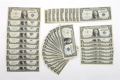 Lot 3082 - United States 1934 to 1957 $1 Silver...