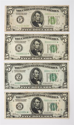 Lot 3088 - United States 1928 FRN Five Dollar STAR Bank...