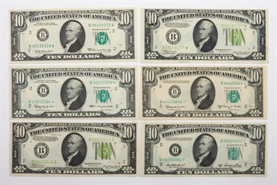 Lot 3093 - United States 1934 to 1969 FRN Ten Dollar Bank...