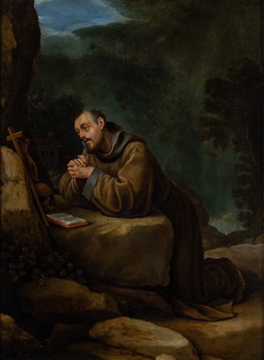 Lot 5 - Attributed to Cristofano Allori Saint Francis...